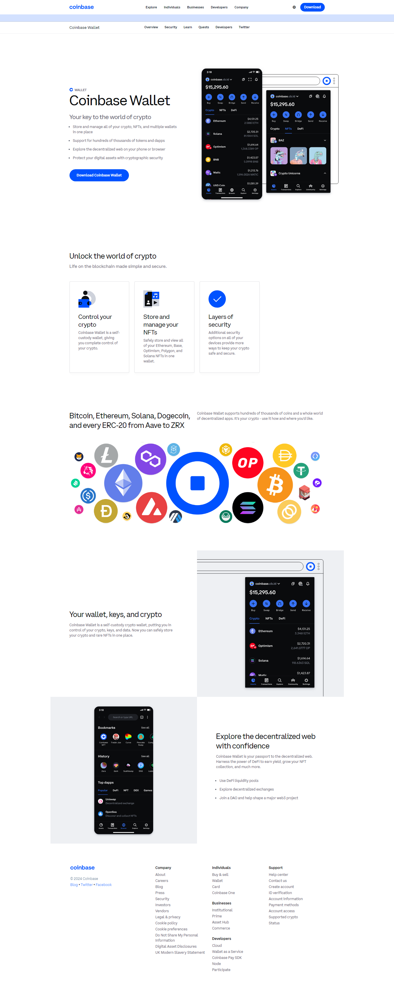 Coinbase® Wallet* Extension® Getting Started [en].